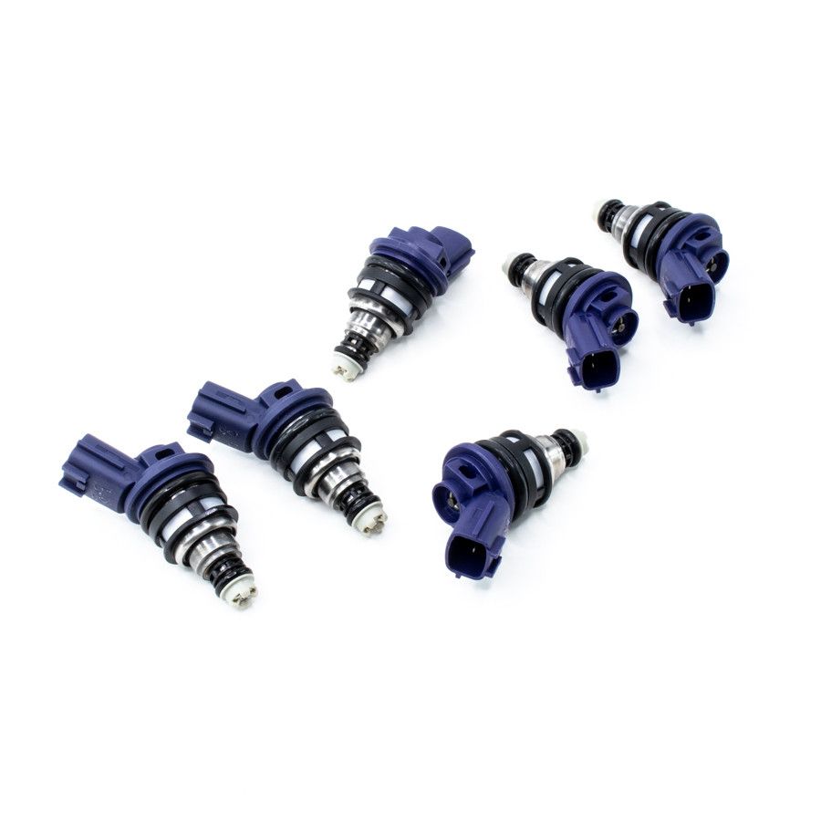 deatschwerks-zestaw-6-wtryskiwaczy-paliwa-550cc-min-side-feed-nissan-skyline-r32-r33-gts-t-2-5l-rb25det-93-98 Комплект форсунок Deatschwerks 550cc для Nissan 300zx 90-96 и Skyline RB25DET 93-98 — изображение 1