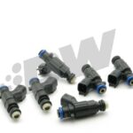 Комплект форсунок Deatschwerks 42 фунта Dodge Challenger RT/SRT8 Hemi 5.7/6.1/6.4 2008-2015 Charger RT/SRT8 Hemi 5.7/6.1/6.4 2006-2015 RAM (1500/2500) 2003-2015 Hemi 5.7