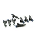 Комплект форсунок Deatschwerks 60 фунтов F-Series 2005-2015 Mustang GT 2005-2015 Mustang Shelby GT350 2017-18 SVT Cobra 2003-2004 SVT Raptor 2009-2014 EV14 Universal
