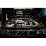 Комплект интеркулера на Nissan Patrol с двигателем BMW 3.0 D M57 Черный — изображение 6