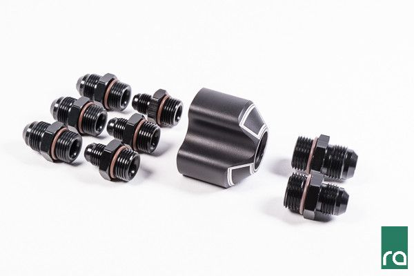distribution-block-3-into-1-with-fittings-radium-engineering Блок распределительный 3 в 1 с арматурой Радиум Инжиниринг — изображение 1