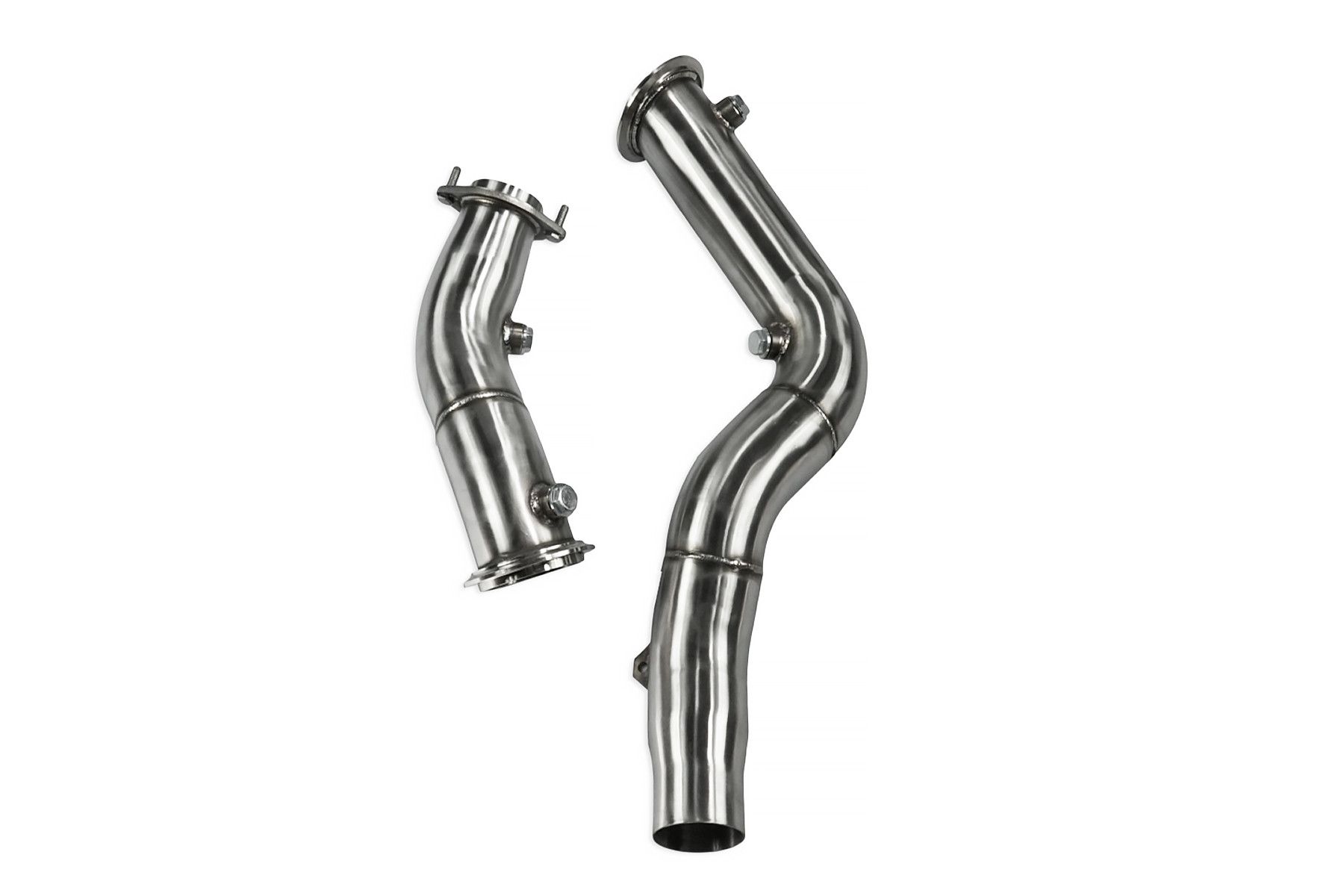 downpipe-bmw-m3-m4-f80-f82-f83-s55-2014-dp-catless ПРИЕМНАЯ ПАЙПА BMW M3 M4 F80 F82 F83 S55 2014+ DP БЕЗКАТ. — изображение 1