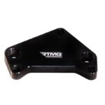 Переходная пластина масляного радиатора для обновления трансмиссии RTMG Performance DSG DQ250 без фитингов AN10, черная