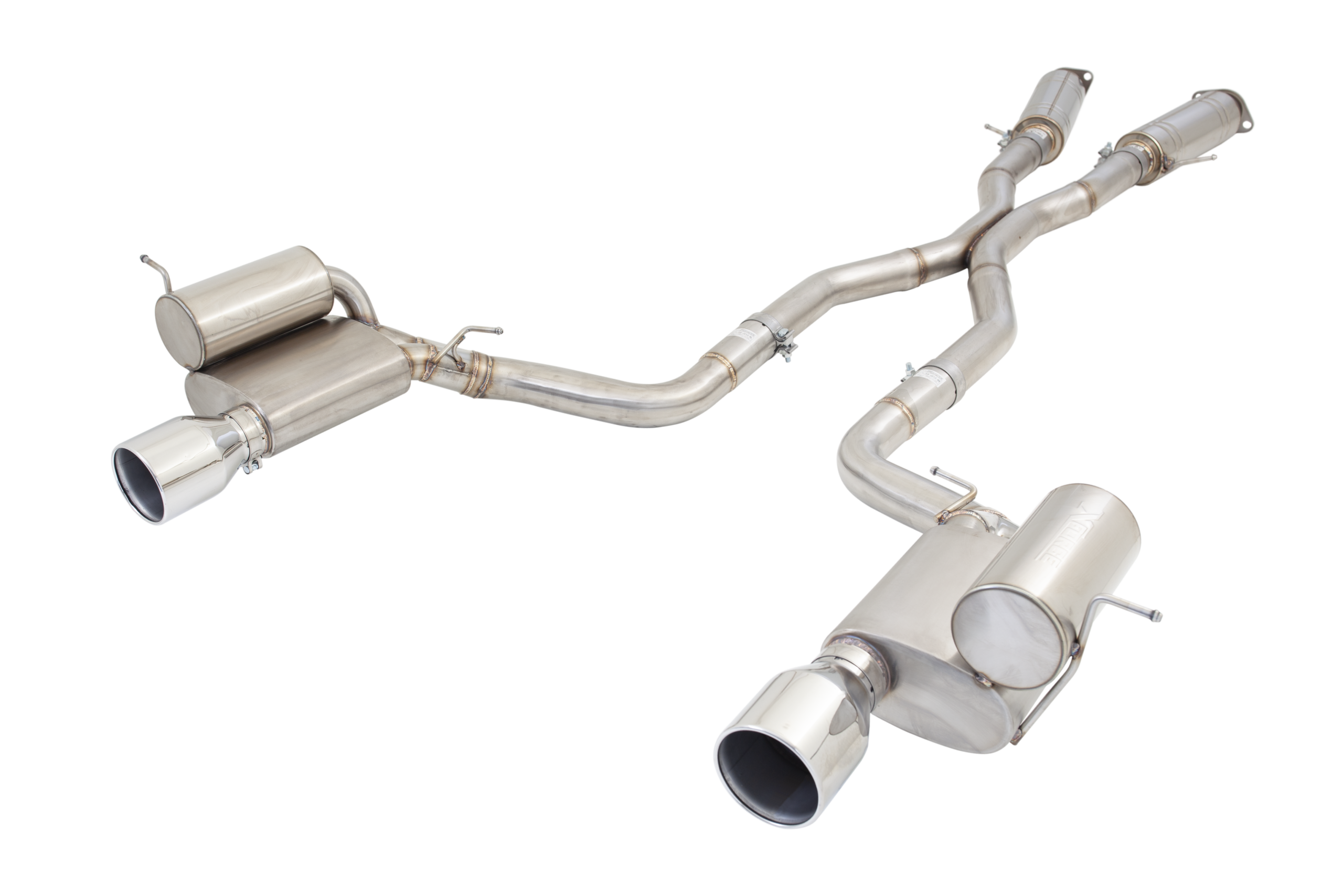 esjc13cs3_1 Выхлопная система XForce для Jeep Grand Cherokee 2011-2017 SRT8 6.4L нержавеющая сталь — изображение 1