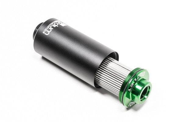 high-flow-fuel-filter-stainless-100-micron-radium-engineering Топливный фильтр с высокой пропускной способностью, нержавеющая радиевая инженерия, 100 микрон — изображение 1