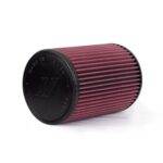 Воздушный фильтр Mishimoto MMAF-3505 с литым логотипом Red Oil, 8-слойный хлопок с червячной передачей.