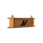 Mishimoto MMOC-13GD Универсальный 13-рядный масляный радиатор, золотой