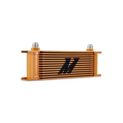 Mishimoto MMOC-13GD Универсальный 13-рядный масляный радиатор, золотой