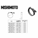 Mishimoto MMCLAMP-425T Зажим с Т-образным болтом CT (104-112MM) — изображение 3