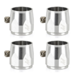 Mishimoto MMHXF-06-4-SL Алюминиевые шестигранные накладки AN6, серебристые