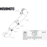 Комплект заправочной трубки Mishimoto MMICP-SUP-20RD для Toyota Supra 20+ Красный — изображение 6