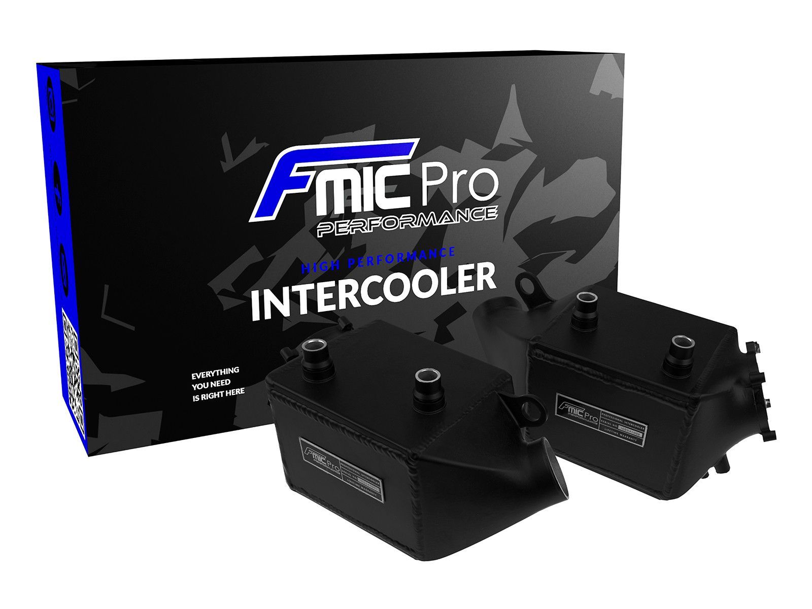 intercooler-wodny-fmic-pro-twin-charge-bmw-f1x-m5m6_11 Комплект двухнаддувочного интеркулера FMIC.Pro с силиконовыми шлангами для BMW F10 F12 F13 M5 M6 2012–2016 — изображение 1