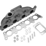 Литой коллектор JRspec для VW/Audi 1.8T с фланцем T3 и выпускным клапаном перепускной заслонки