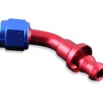 Фитинг AN10 Push-On 45 футов, красный