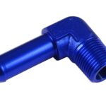 Фитинг 90 футов от 1/2 NPT до ниппеля 5/8 дюйма Синий