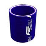 Прямой силиконовый переходник 60мм Синий 20см