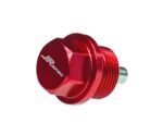 Магнитный болт пробки поддона масляного картера JRspec M18x1,5 Volvo красный