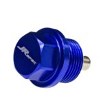 Магнитный болт пробки поддона масляного картера JRspec M20x1,25, синий