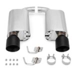 Mishimoto MMEXH-MUS8-15ASBK Street Axle-back Черные наконечники для Ford Mustang GT 15-17