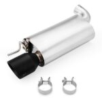 Mishimoto MMEXH-MUS8-15ASBK Street Axle-back Черные наконечники для Ford Mustang GT 15-17 — изображение 2