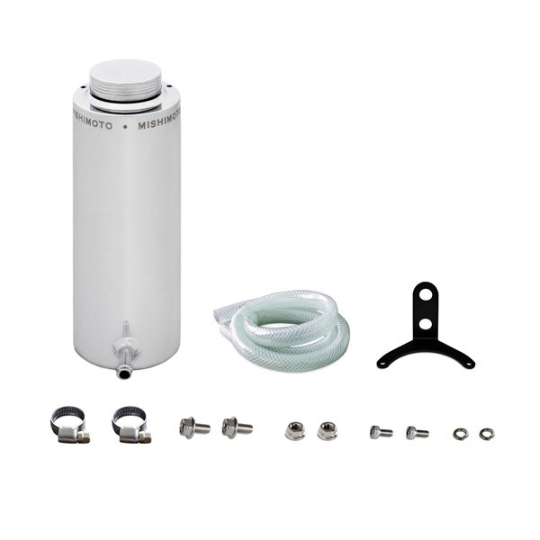 mishimoto-aluminum-coolant-reservoir-tank-silver Алюминиевый бачок охлаждающей жидкости Mishimoto MMRT-CA, серебристый — изображение 1