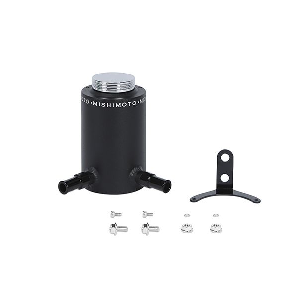 mishimoto-aluminum-power-steering-reservoir-tank-wrinkle-black Mishimoto MMRT-PSAWBK Алюминиевый бачок гидроусилителя руля Морщинистый Черный — изображение 1