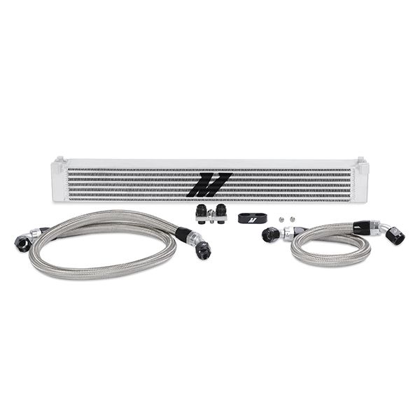 mishimoto-bmw-e46-m3-oil-cooler-kit-2001-2006-silver Комплект масляного радиатора Mishimoto MMOC-E46-01 для BMW E46 M3 01-06 Серебристый — изображение 1