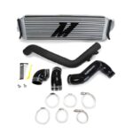 Интеркулер Mishimoto MMINT-CTR-17KSLWBK для Honda Civic Type R 17+ Silver с черными трубками с морщинами