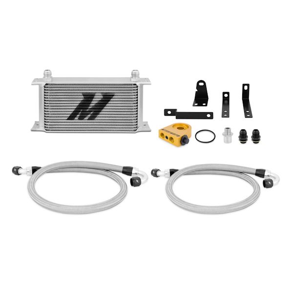 mishimoto-honda-s2000-thermostatic-oil-cooler-kit-2000-2009-silver Комплект термостатического масляного радиатора Mishimoto MMOC-S2K-00T для Honda S00 00-09, серебристый — изображение 1