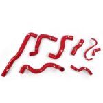 Mishimoto MMHOSE-TINY-07RD Комплект силиконовых шлангов радиатора для Mini Cooper S 07-11 Красный