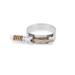 Mishimoto MMCLAMP-25T Зажим с Т-образным болтом постоянного натяжения из нержавеющей стали, 2,48–2,76 дюйма (63–70 мм) — изображение 2