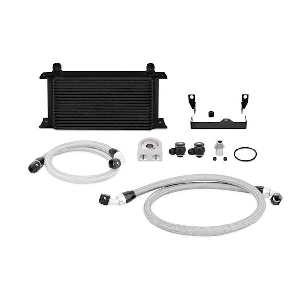 mishimoto-subaru-impreza-wrx-oil-cooler-kit-2006-2007-black Комплект масляного радиатора Mishimoto MMOC-WRX-06BK для Subaru Impreza WRX 06-07 Черный — изображение 1