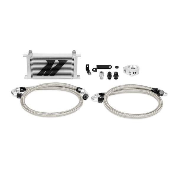 mishimoto-subaru-wrx-sti-oil-cooler-kit-2008-2014-silver Комплект масляного радиатора Mishimoto MMOC-STI-08 для Subaru WRX STI 08-14 Silver — изображение 1