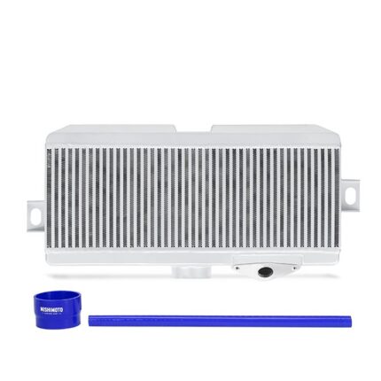 Комплект интеркулера Mishimoto MMTMIC-STI-08SLBL для Subaru WRX STI 08+ Silver с синими шлангами