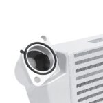 Комплект интеркулера Mishimoto MMTMIC-WRX-08SLRD с верхним креплением для Subaru WRX 08-14 Silver с красным шлангом — изображение 3
