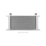 Mishimoto MMOC-19 Универсальный 19-рядный масляный радиатор, серебристый — изображение 2