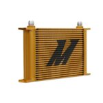 Mishimoto MMOC-25G Универсальный 25-рядный масляный радиатор, золотой — изображение 3