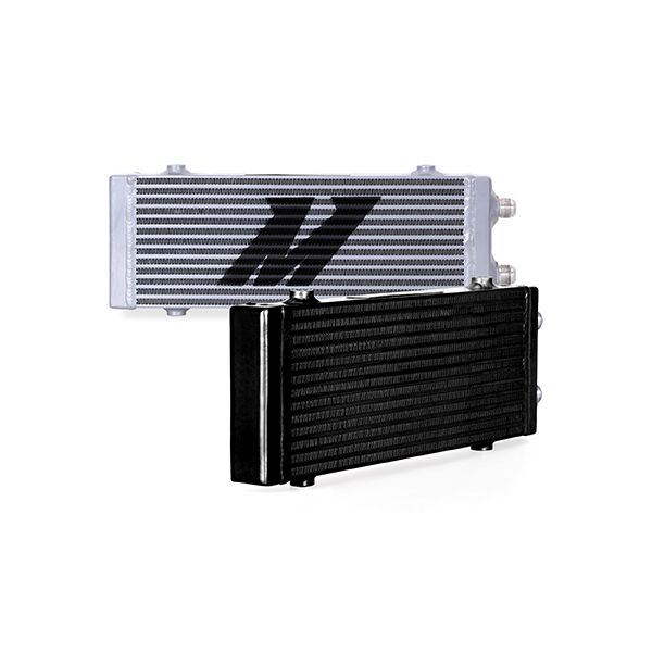mishimoto-universal-dual-pass-bar-plate-oil-cooler-medium-black Универсальный двухпроходной масляный радиатор Mishimoto MMOC-DP-MBK, средний черный — изображение 1