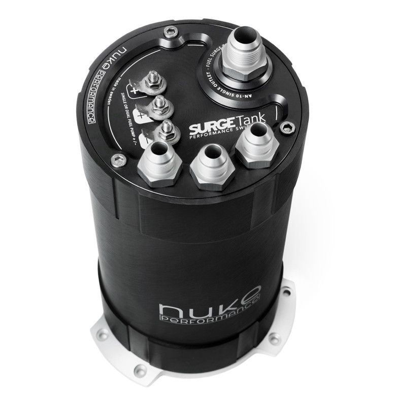 nuke-performance-2g-fuel-surge-tank-3-litery-do-pomp-ti-automotive-walbro-gst-450-520 Топливный бак Nuke Performance 2G 3,0 литра для Ti Automotive (Walbro) GST 450/520 — изображение 1