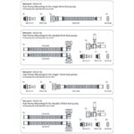 Монтажный комплект топливного насоса Nuke Performance SAE ID10 для одинарного топливного насоса — изображение 3
