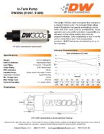 Топливный насос DeatschWerks DW300C 340 л/ч для SHO EVO X 2011-19 08-15 Mazdaspeed3 07-13 Mazdaspeed6 06-07 Honda Civic 12-16 Honda Accord 13-17 Tundra 4.0L V6 07-14 4.L V8 07-10 4.6L V8 08-17 5,7 л V8 07-17 Рэнглер 07-17 — изображение 3