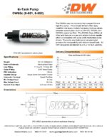Топливный насос DeatschWerks DW65C 265 л/ч для EVO X 08-15 Mazdaspeed3 07-13 Mazdaspeed6 06-07 Honda Civic 12-16 Honda Accord 13-17 Tundra 4.0L V6 07-14 4.L V8 07-10 4.6L V8 08-17 5.7L V8 07-17 Рэнглер 2007-17 — изображение 3