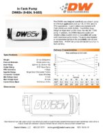 Топливный насос DeatschWerks DW65v 265 л/ч для VW и Audi 1.8t 3.2 AWD — изображение 3