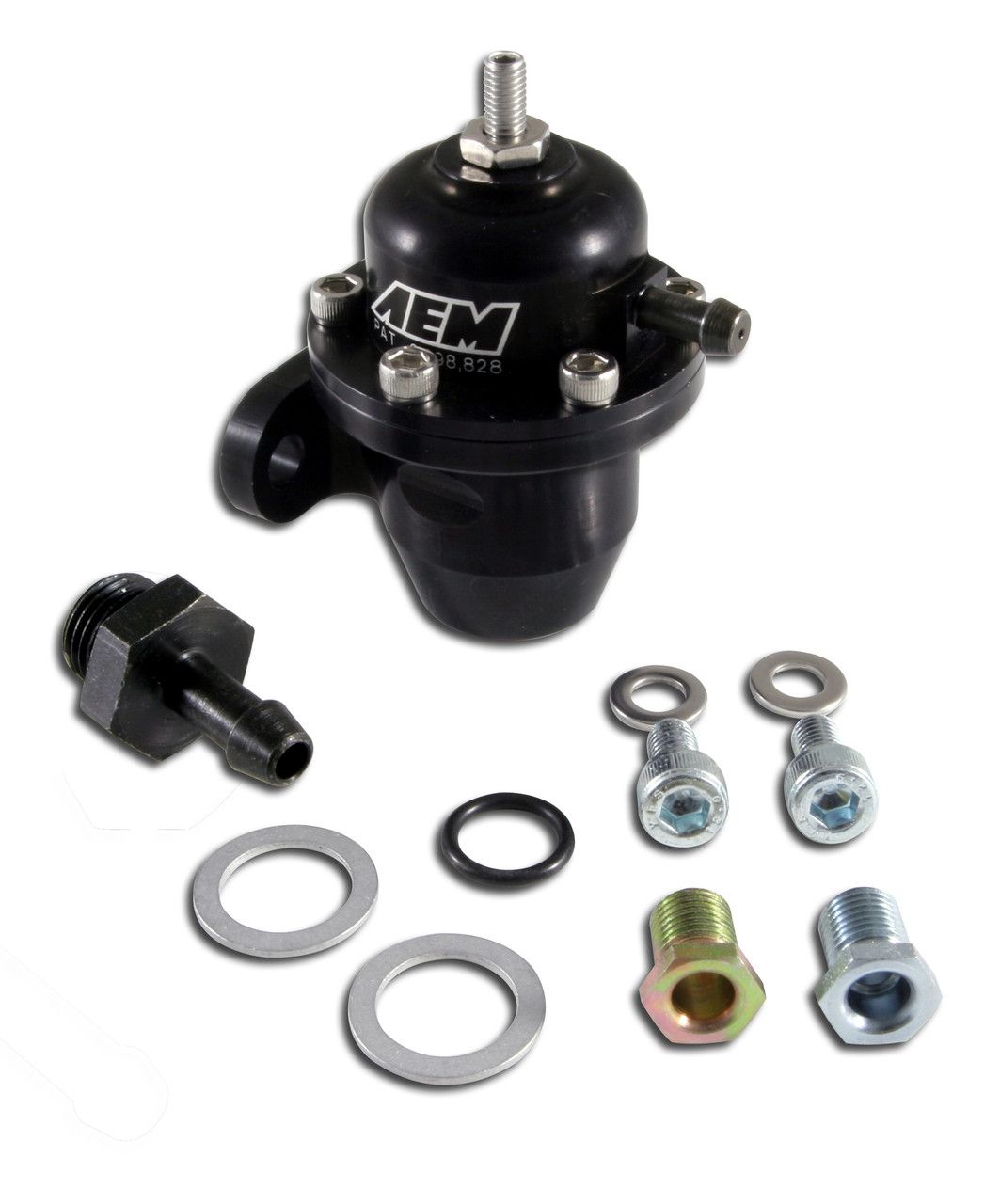 regulator-cisnienia-paliwa-aem-1000hp-black-aem-25-300bk Регулятор давления топлива AEM 1000HP Черный AEM 25-300BK — изображение 1