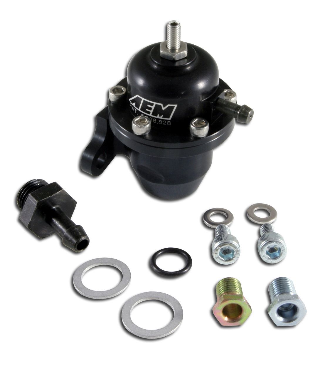 regulator-cisnienia-paliwa-aem-1000hp-black-aem-25-304bk Регулятор давления топлива AEM 1000HP Черный AEM 25-304BK — изображение 1