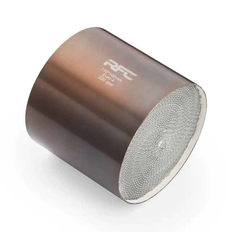 rfc-sport-catalytic-converter-core Сердечник спортивного каталитического нейтрализатора RFC Емкость (cpsi) 200 Евро 5 Диаметр впуска 110 мм Длина вставки 100 мм — изображение 1