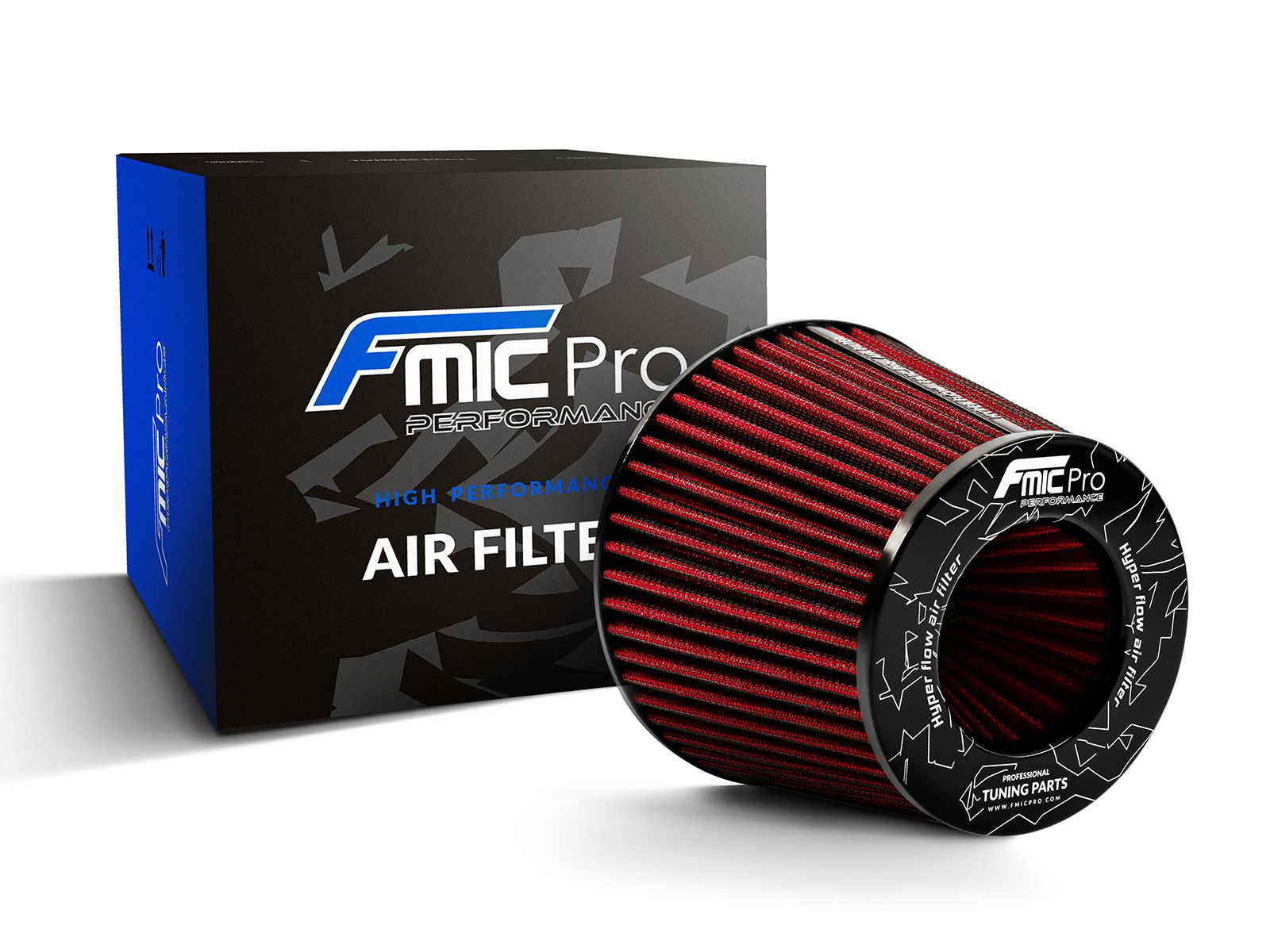 stozkowy-filtr-powietrza-fmic-pro-dl-125mm-srednica-montazowa-100mm FMIC.Pro конусный воздушный фильтр длина 125мм диаметр 100мм — изображение 1