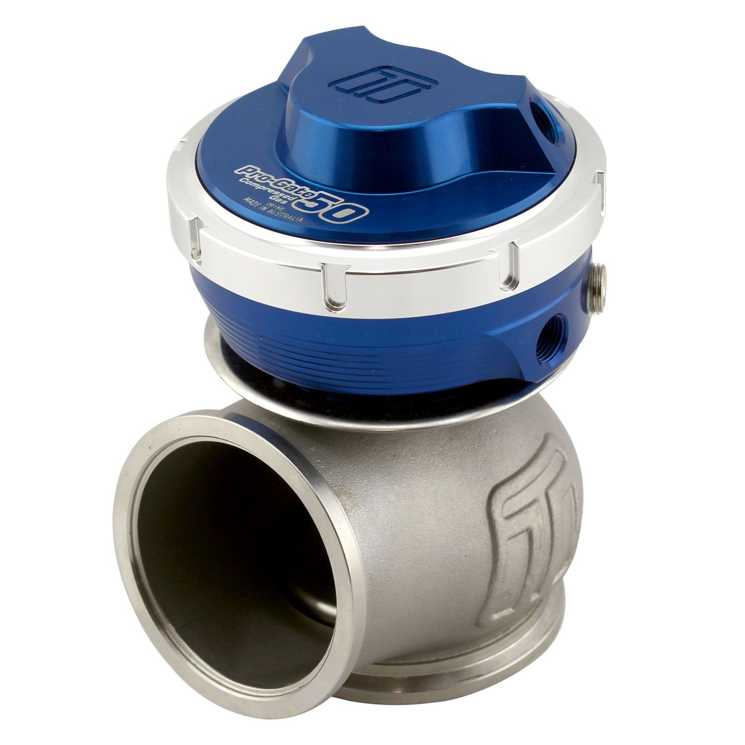 turbosmart-wastegate-wg50cg-genv-progate-50-5psi-compressed-gas-blue Перепускной клапан Turbosmart WG50CG GenV Progate 50, 5 фунтов на квадратный дюйм, сжатый газ, синий — изображение 1