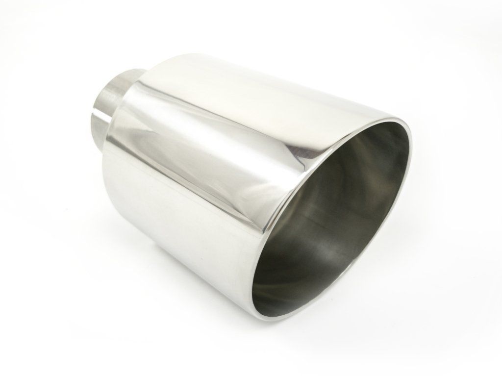 uniwersalna-koncowka-tlumika-wydechowego_324 Универсальный наконечник глушителя выхлопной трубы, круглый, длина 100 мм, диаметр крепления 120 мм, диаметр 60 мм — изображение 1