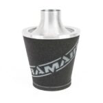 Конусный фильтр Ramair JS-070-SL с универсальным горлышком, черный, большой, с алюминиевым основанием, 70 мм
